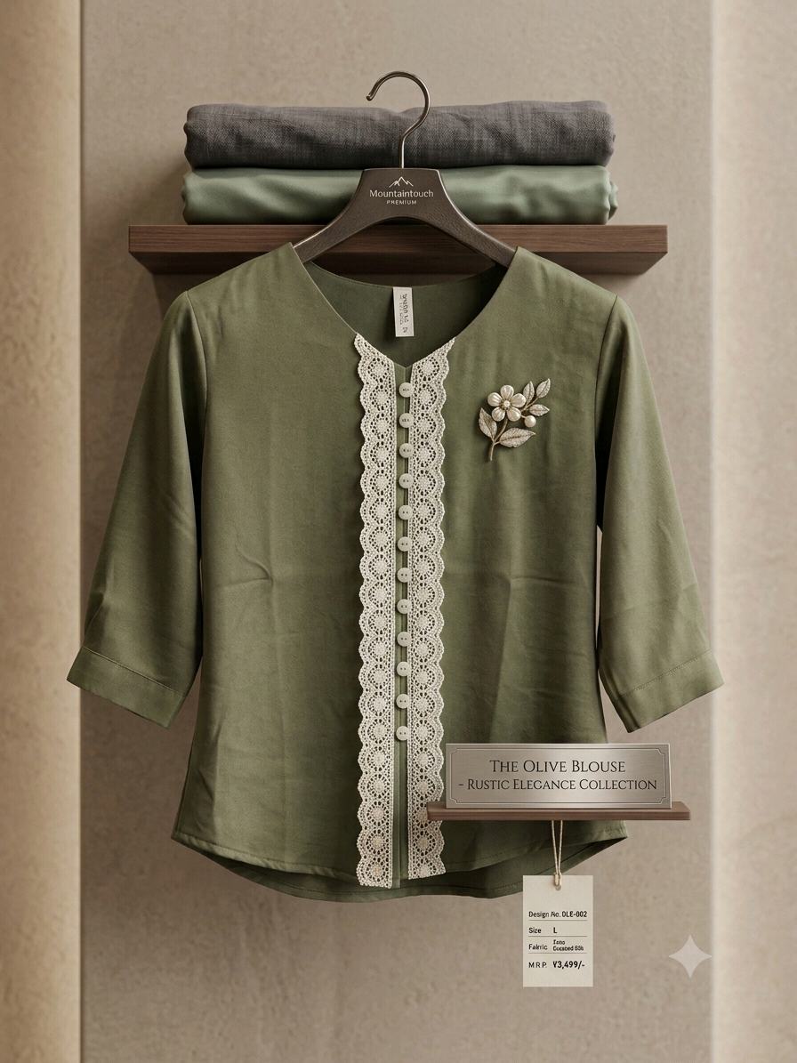 Olive Green Short Top
